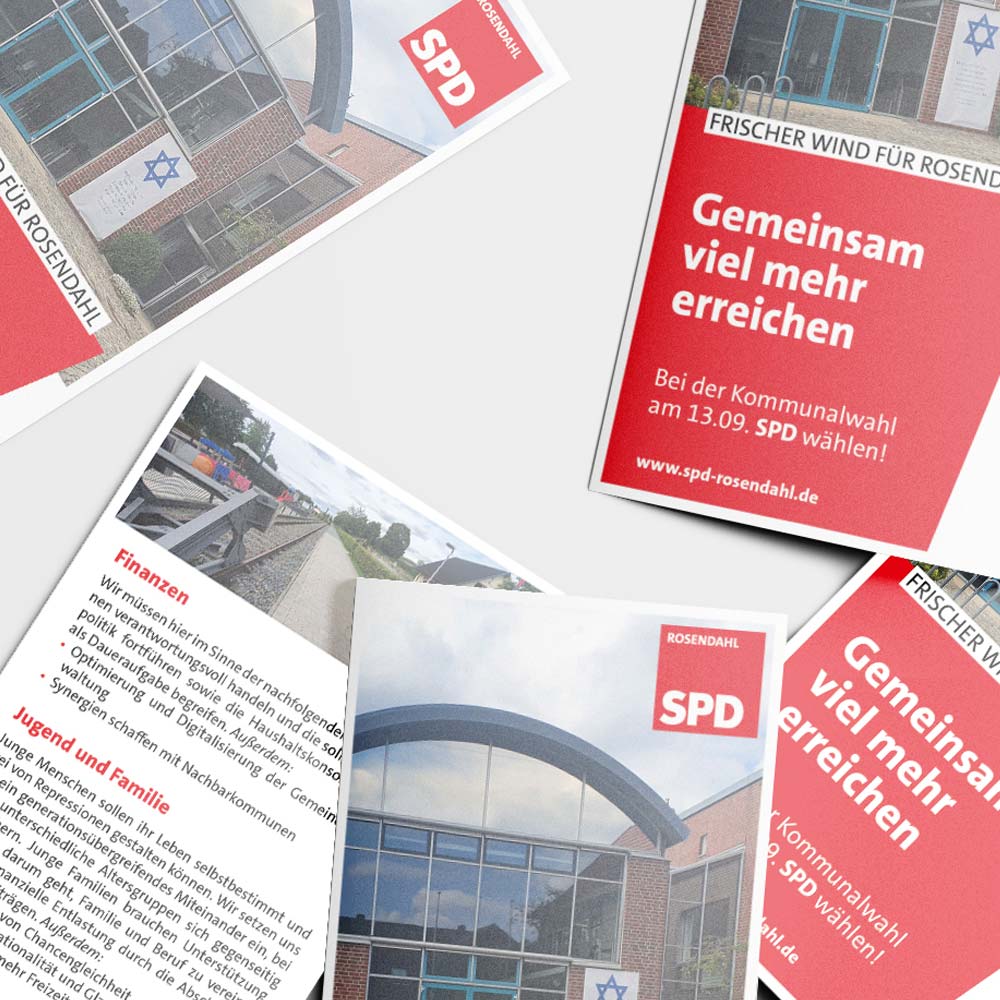 Extrodesign Werbekontor | Referenz | SPD Rosendahl | Galeriebild