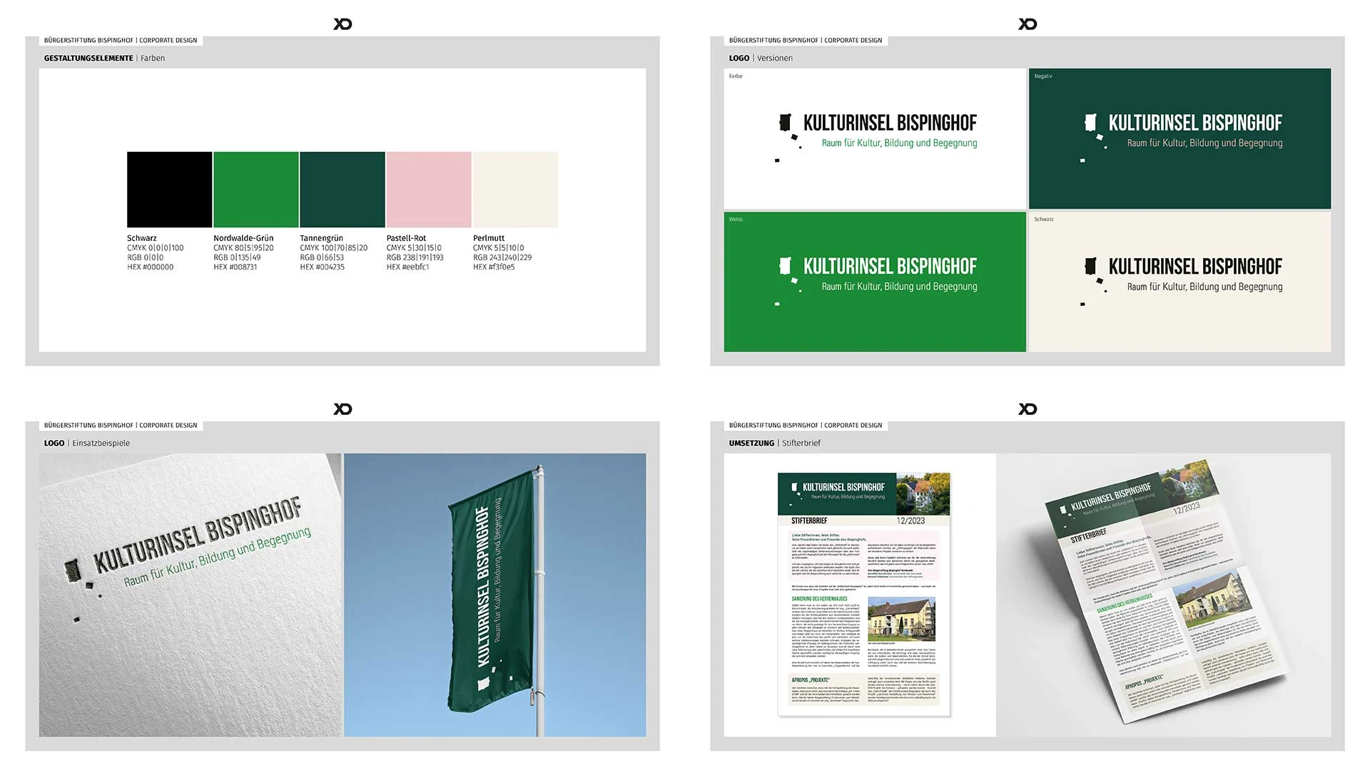 Extrodesign Werbekontor | Referenz | Kulturinsel Bispinghof Nordwalde | Corporate Design
