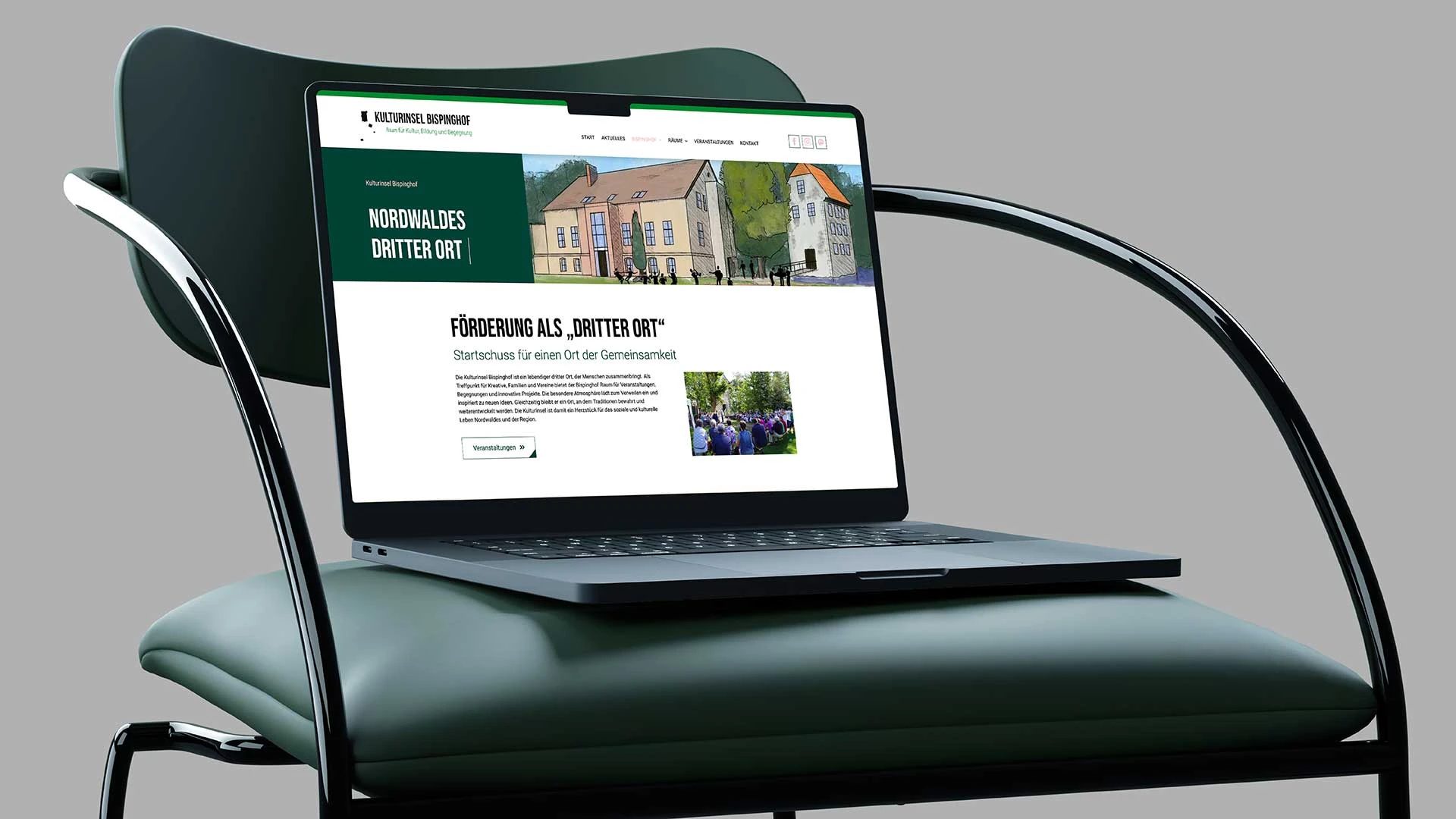 Extrodesign Werbekontor | Referenz | Kulturinsel Bispinghof Nordwalde | Webseite 03